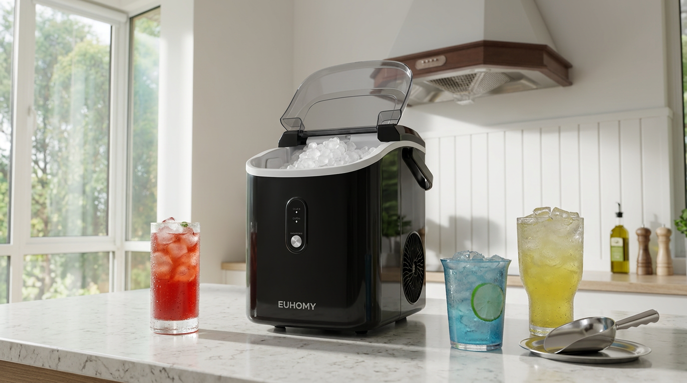 EUHOMY Nugget Ice Maker