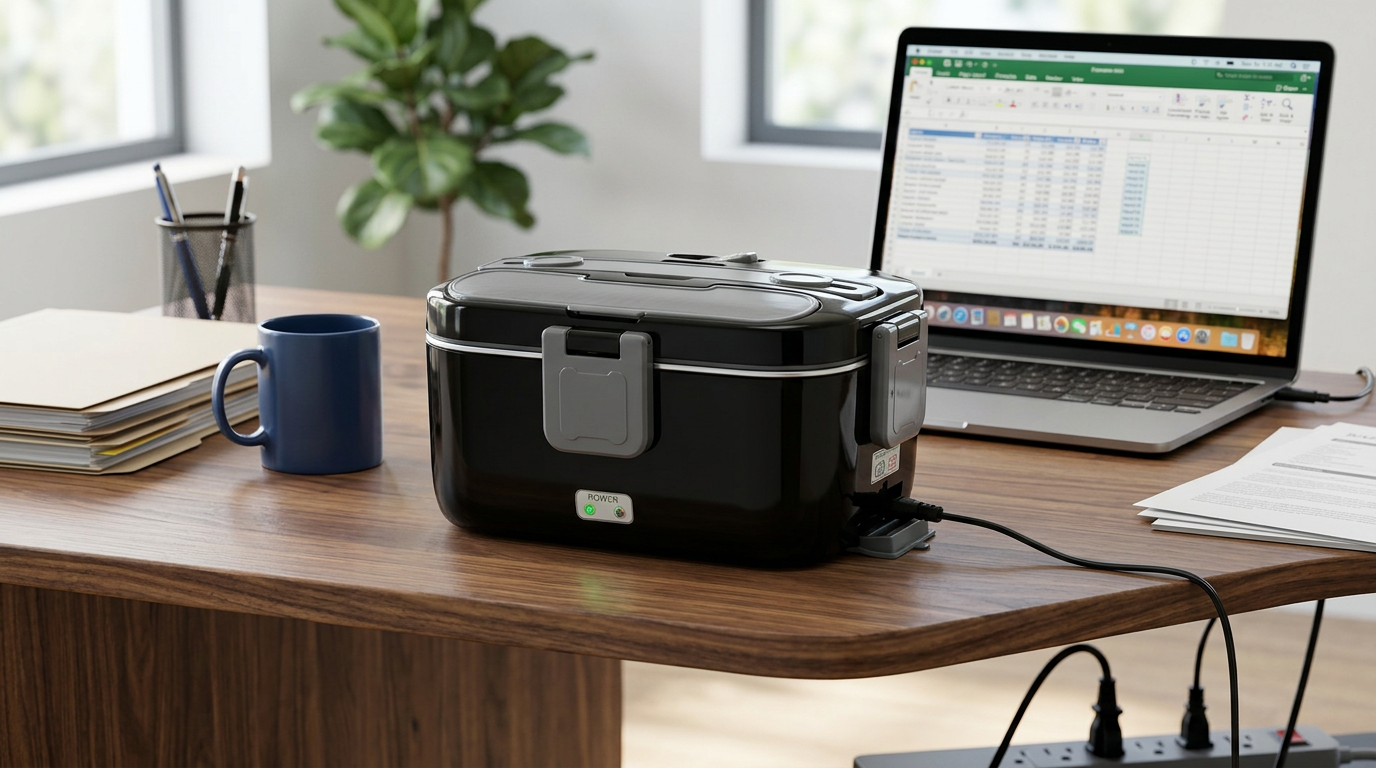 LISHZEN Electric Lunch Box with two layers