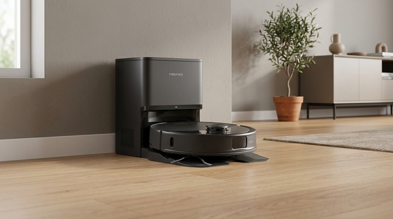 Roborock Q10 S5+ robot vacuum with auto-empty dock