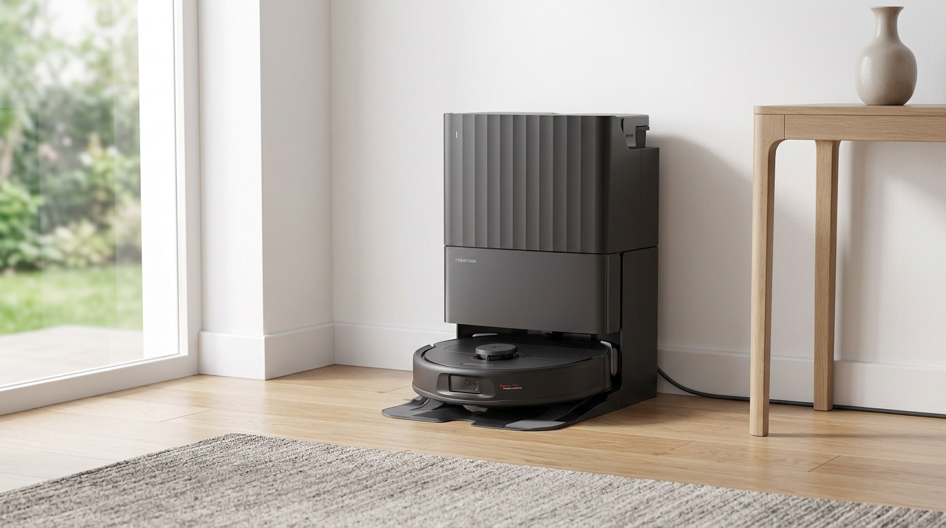 Roborock Qrevo S Pro robot vacuum and dock